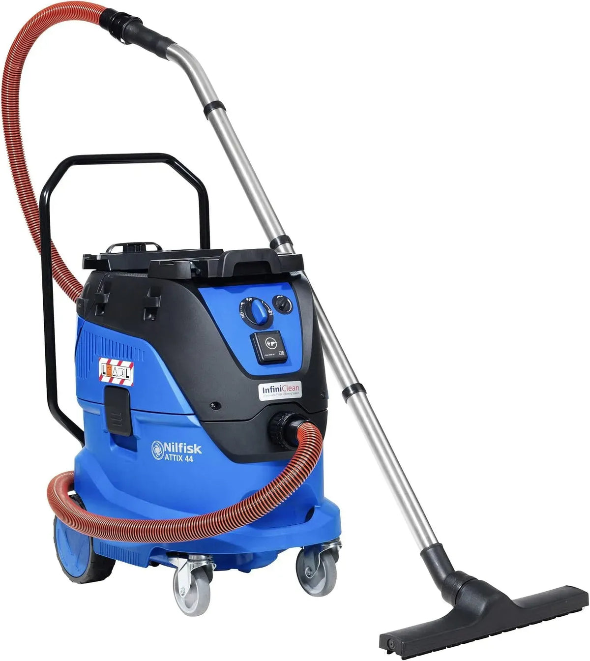 Gerätezubehör, 2 L, 1400 W, Nilfisk ATTIX 44 44-2L, Nass-/Trockensauger -2L IC MOBILE, Luftmenge 4500 l/min, Behälter 42 l, 107412107, 7,5 m