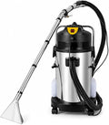 Teppichreiniger Gerät, Wischsauger, Waschsauger, Teppich- und Polsterreinigungsgerät, 40 L, Edelstahl