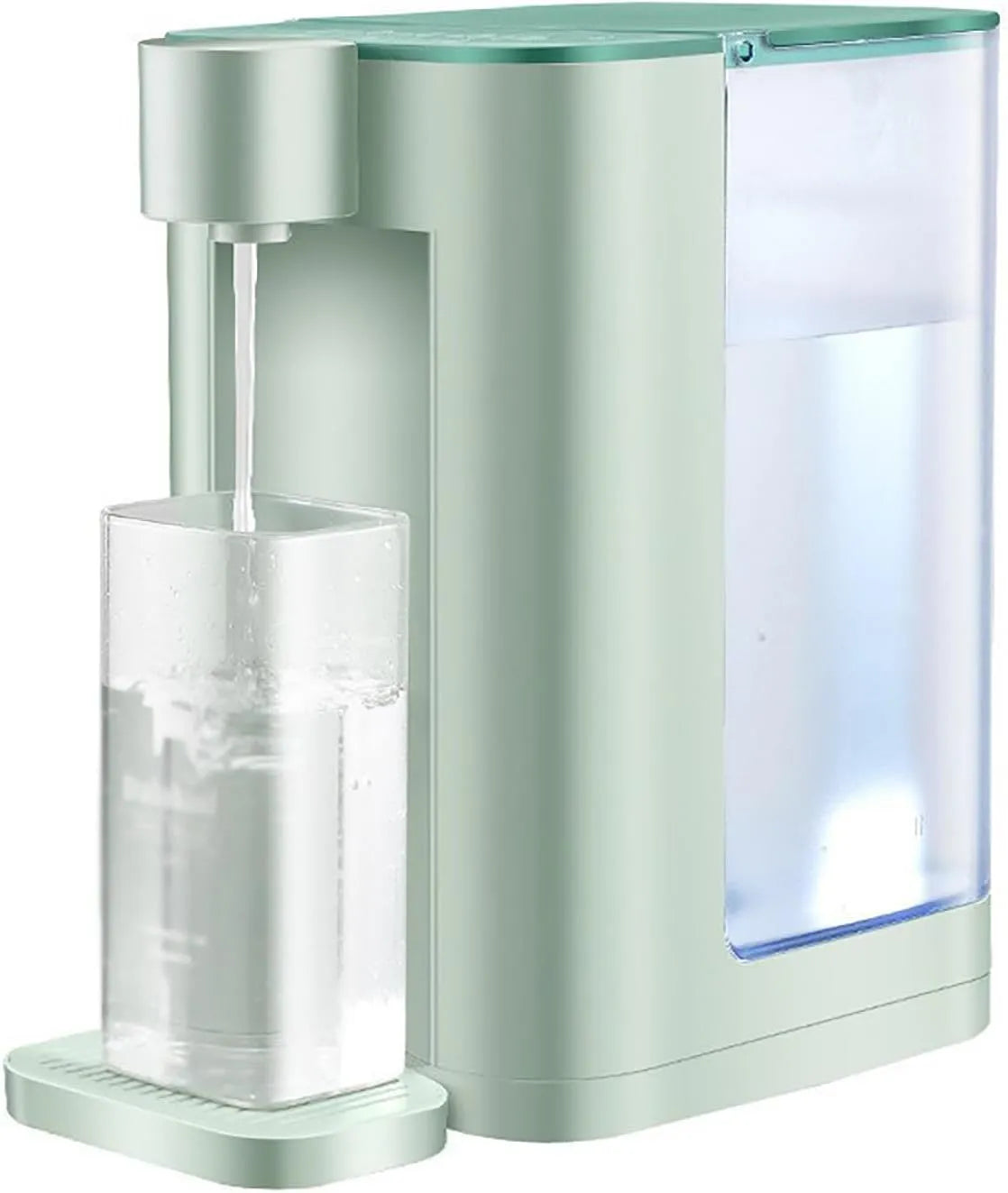 Sofort-heißwasserspender, Tisch-wasserspender, Heißwasserbereiter, Wärmefunktion, Grün