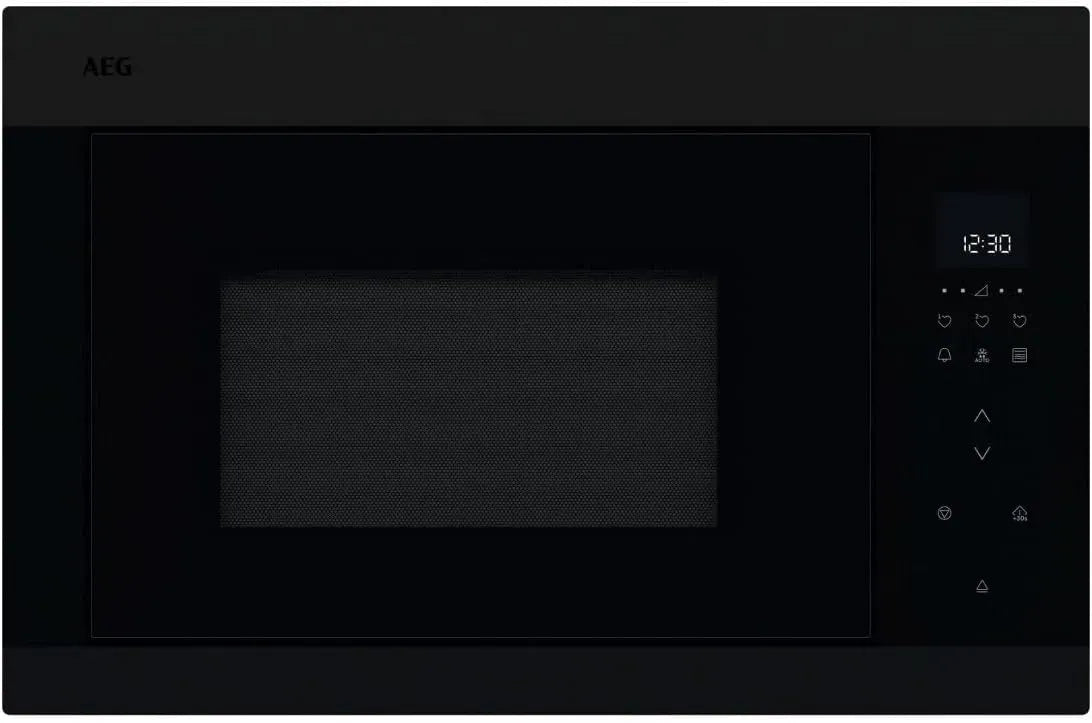 AEG Mikrowelle, 26 L, 1000 W, Einbau, Mikrowellenofen, Schwarz