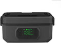 Speisenwärmer, USB-Akku, 1,6 L, tragbar, Outdoor, Camping, Wärmefunktion, kabellos, Schwarz, für Arbeit