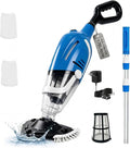 Staubsauger 120L/min, Bostar 2026 Neu Poolsauger Akku mit Teleskopstange