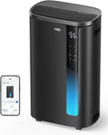 Luftentfeuchter, 6.5 L, 41 dB, DREO 30L/24H, Timer, WLAN, leise, Bad & Keller bis 55㎡, 3 Modi, Tank