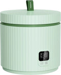 Antihaft-Innenreistopf, Reiskocher, Cooker, elektrischer Reiskocher, 1.5 L, Touch-Bedienung, Antihaftbeschichtung, Grün, TOKIT