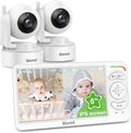 4000-mAh-Akku Babyphone, Babyüberwachungsgerät, IPS-Panel, kabellos