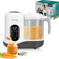 Küchenmaschine, 4 Programme, LIONELO BABYMENU, Dampf, Auftaufunktion, Weiß, 4 Programme Dämpfen