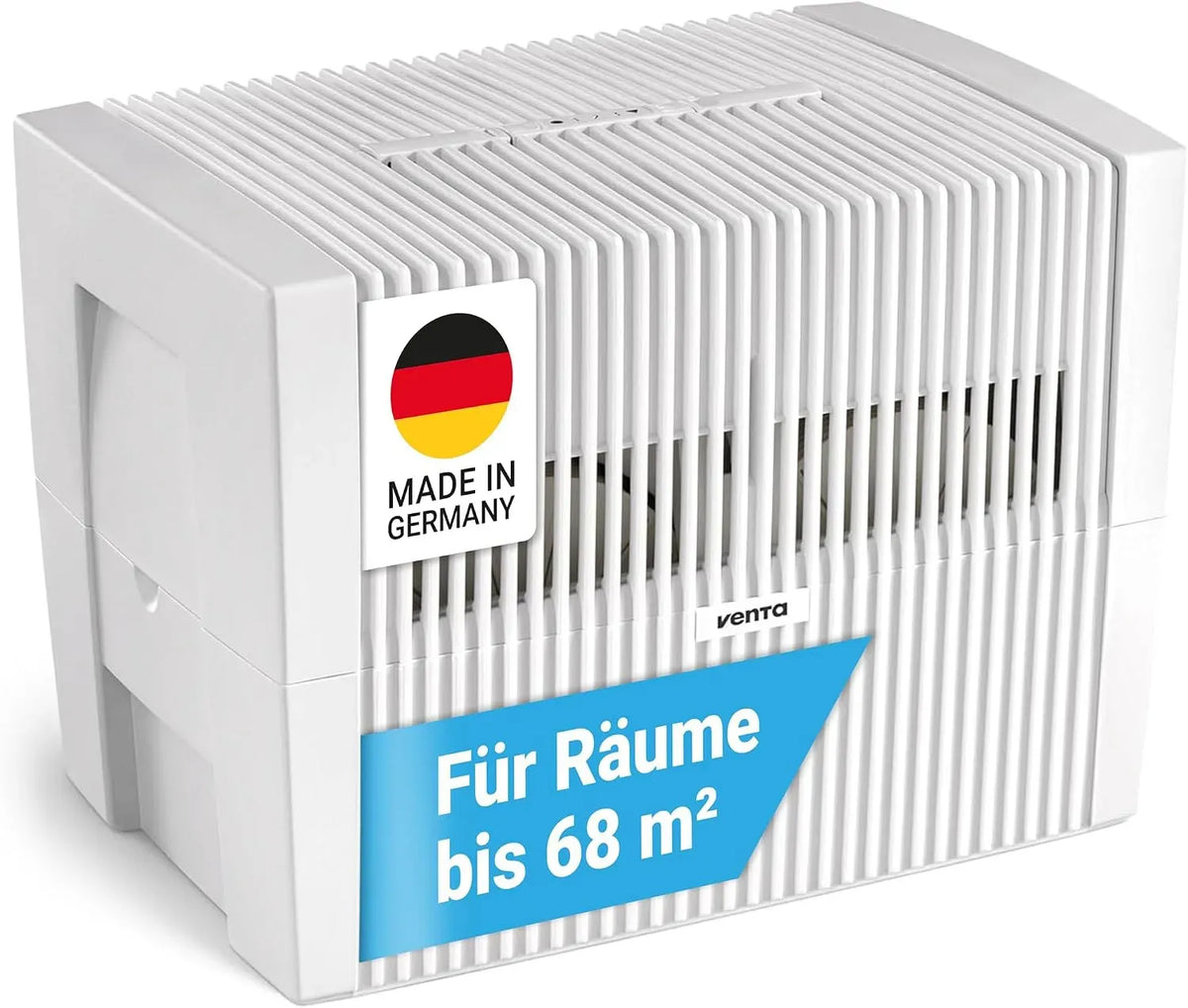 LW45 Luftbefeuchter, Filter, 10 L, 20 dB, 68 m, 2 W, Hygiene, leise, Venta