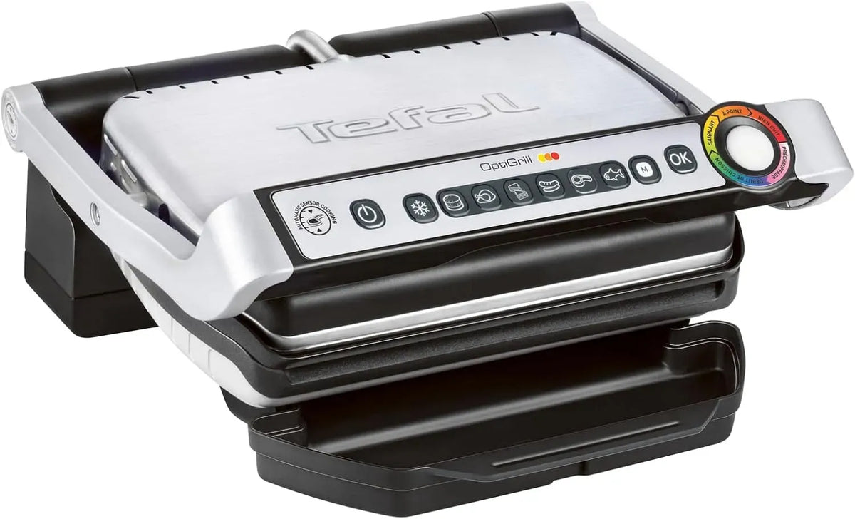 Tefal Kontaktgrill, Elektrogrill, OptiGrill, Kontaktgrill und Paninigrill, Antihaftbeschichtung, Auftaufunktion
