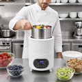 Yogurt Maker, Joghurtmaschine, Joghurtbereiter, 8 L, 400 W, 25 bis 80 °C, Edelstahl, Weiß, für Fruchtessig und Reiswein