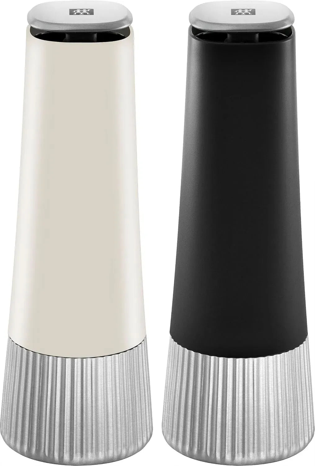 2-teilig Spices Gewürzmühlen-Set, Kunststoff-Gehäuse, Keramikmahlwerk, Stufenlos verstellbar