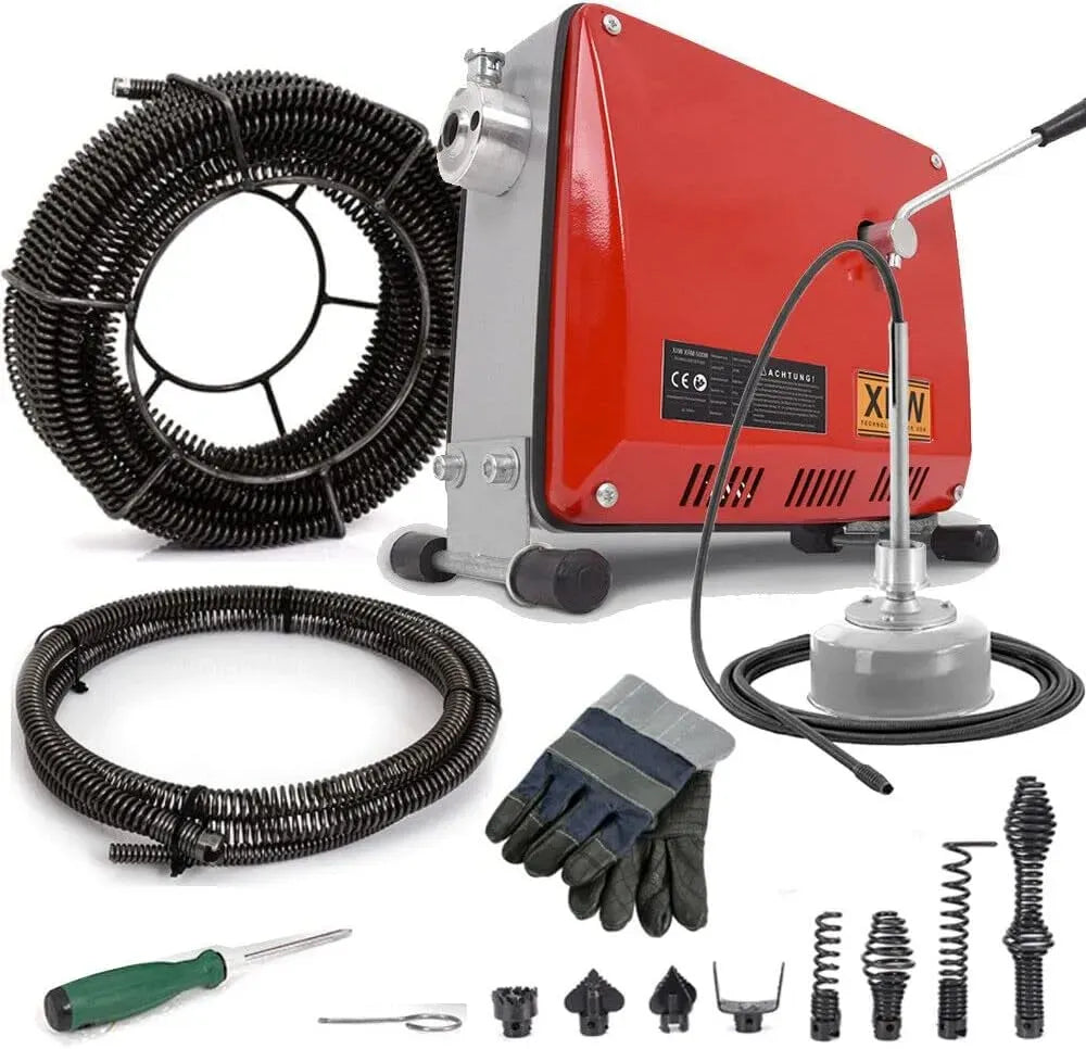 21M 450U/m Rohrreinigungsmaschine, 500 W, 10 mm, 5 M, 16 mm, 21 M