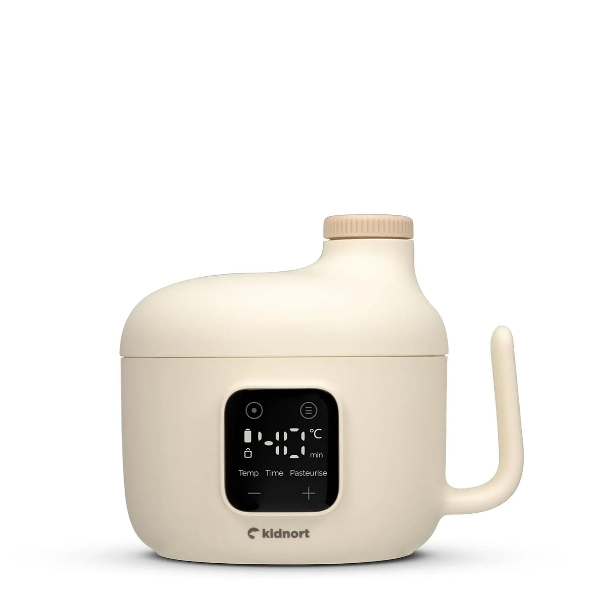 Babykostwärmer, Akku, 400 ml, Touch-Bedienung, Timer, USB, Wärmefunktion, kabellos, für unterwegs Temperaturregelung 40 bis 55 Grad Timer To