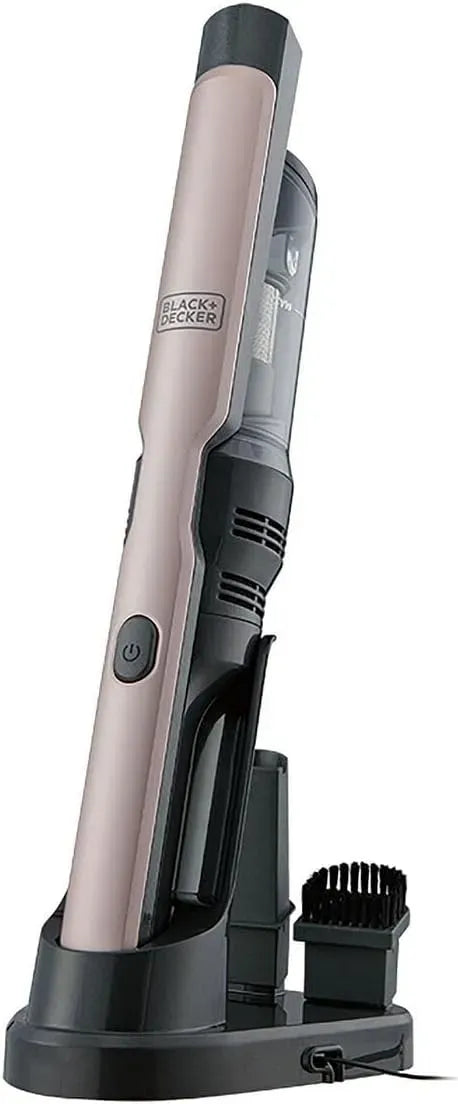 Black+Decker DVC320BRG Staubsauger, 12 V, schmal, Schwarz, Dustbuster Slim, 2 Saugstufen