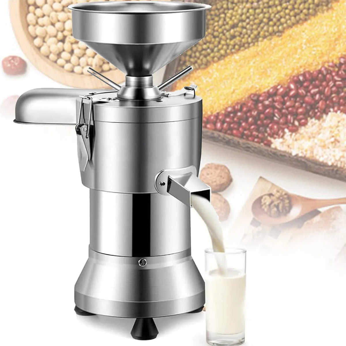 Sojabohnenmaschine, Sojamilchbereiter, Filter, 1100 W, gewerblich, für Tofu, Kommerzieller