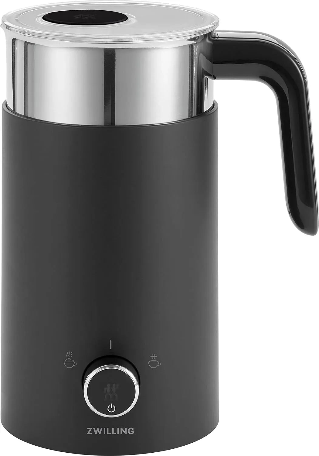 Milchaufschäumer, Milchschäumer, ZWILLING ENFINIGY, Edelstahl, Schwarz, 400 ml