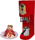 Edelstahlbehälter, Presse, 80 W, 420 Ml, Rot, für Gelato Und Eisbars Red