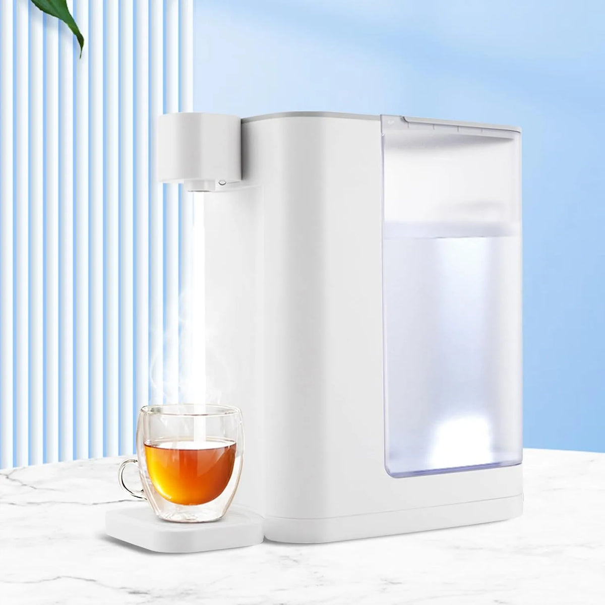 1000ml/min Heißwasser-Sofortspender, Heißwasserspender, Heißwasserbereiter, 3 L, 1000 ml, für Wohnungen Büros Schulen