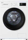 LG F4NA10S7NWK Waschmaschine, 7 kg, Energieklasse A, freistehend, Dampf, Hygiene, schmal, Weiß, 1400 Umdrehungen, Hygieneprogramm mit Dampf