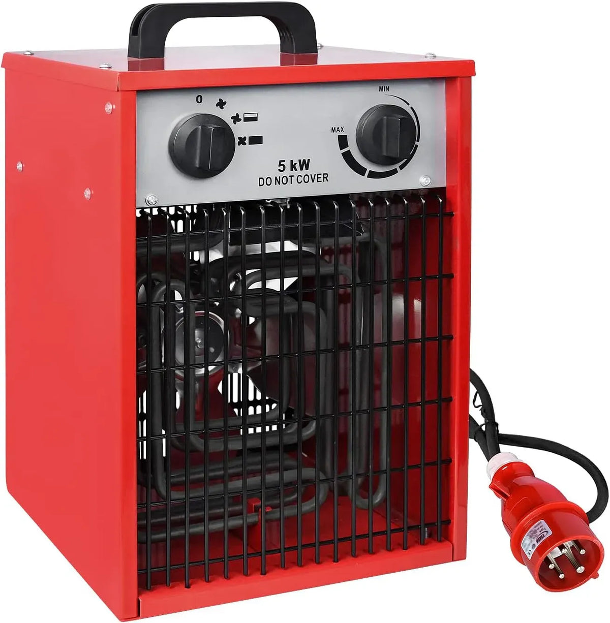 Elektroheizung, 5000 W, UISEBRT, Thermostat, integriertem Thermostat