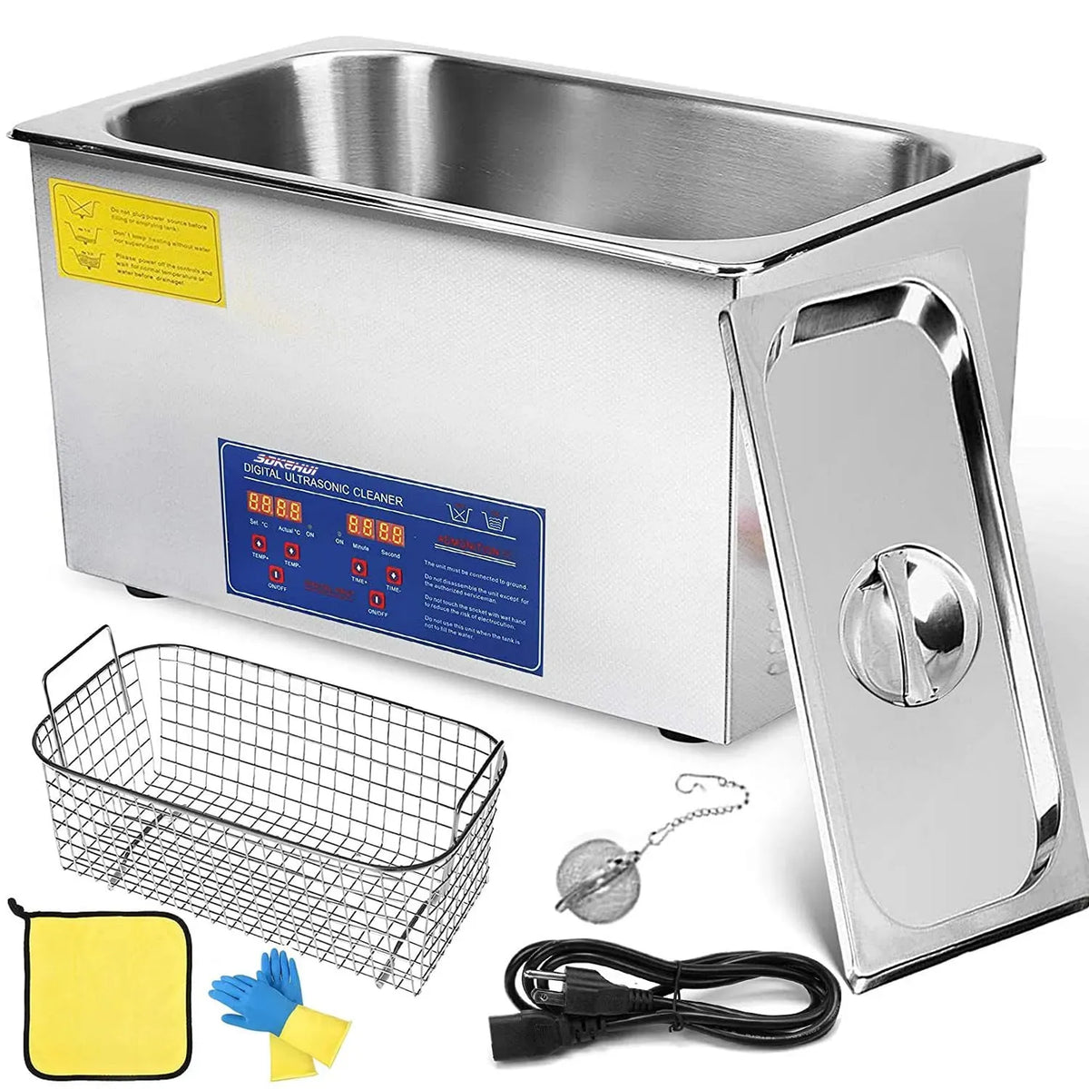 Ultrasonic Cleaner, Ultraschallreinigungsgerät, Ultraschallreiniger, Ultraschallgerät, Heizung, 30 L, Timer, Wärmefunktion