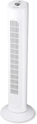 Ventilator DO1100E, Weiß, Ventilator zur Luftzirkulation, Oszillierender Turmventilator