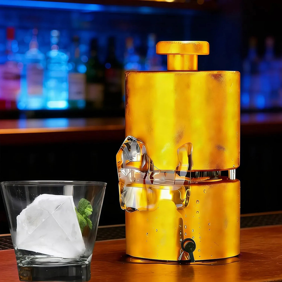 Aluminium-Eismaschine, Speiseeismaschine, tragbar, Restaurant, für Bars