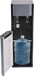Edelstahl-Innenbehälter, Wasserspender, freistehend, Wärmefunktion, Grau, für Wohnheim & Küche