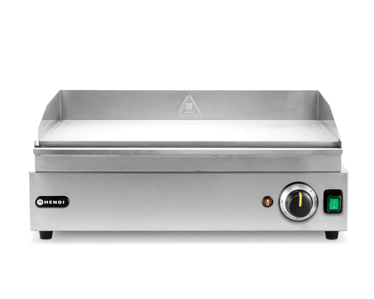 230V/2400W Elektrogrill, Gastrogrill, Tischgrill, elektrischer Tischgrill, 2400 W, 230 V, 232 mm, Edelstahl, HENDI