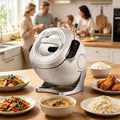 Küchenmaschine 6-Liter-Wok, 2000 W, Touch-Bedienung, Gastronomie, Touchpanel, Für Haushalt Und Gastronomie